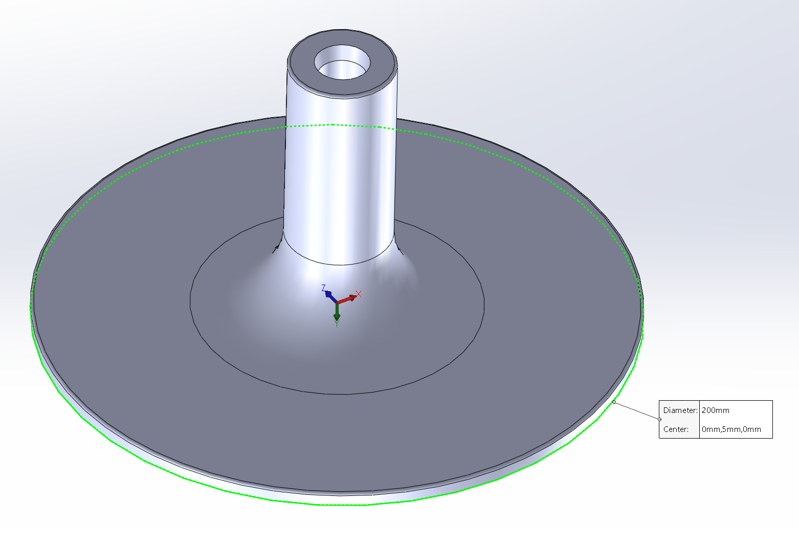 Simple stand for JYSK led tree