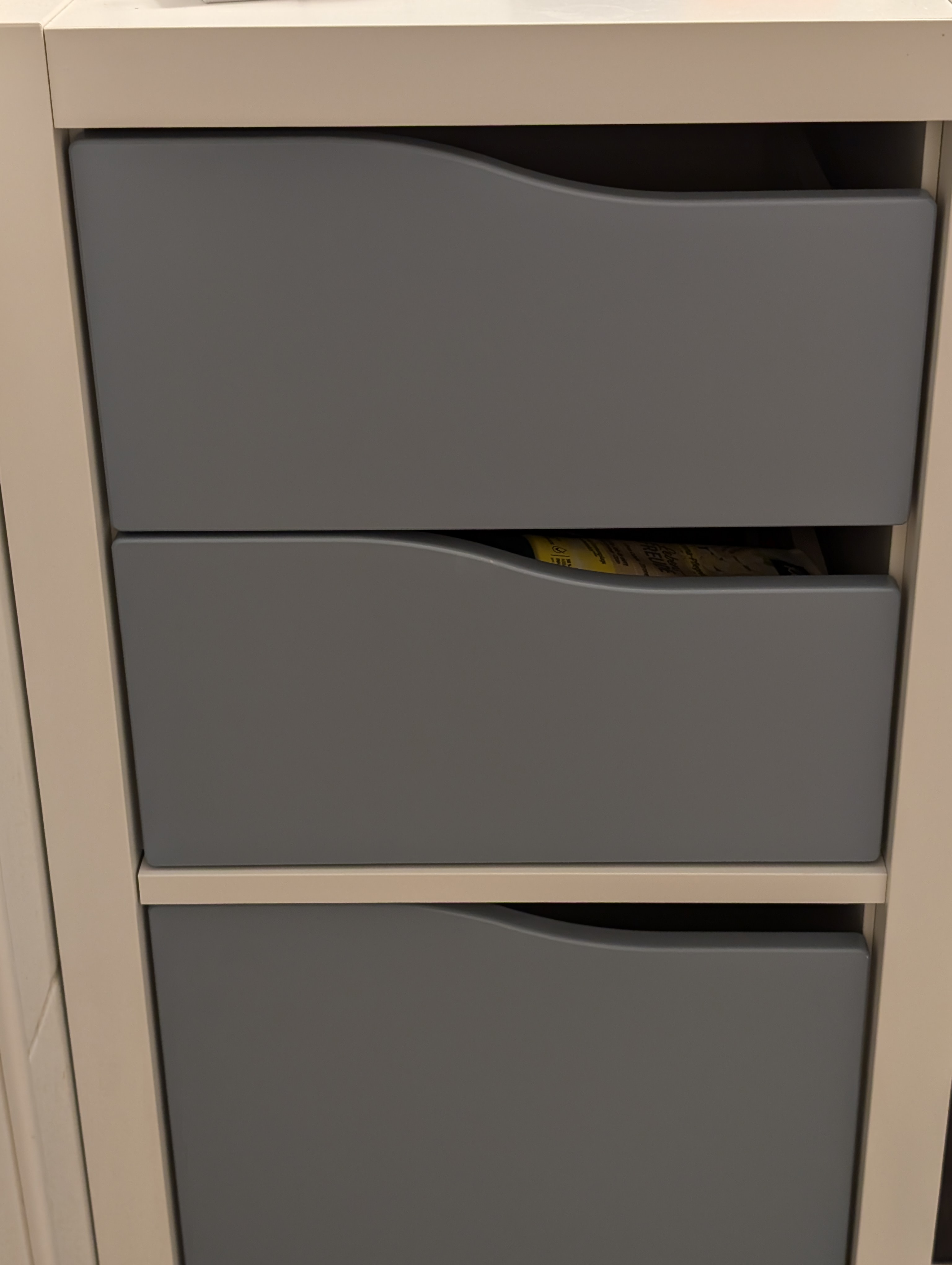 Gridfinity Baseplate for Kallax Drawers Wave style: Magnetized