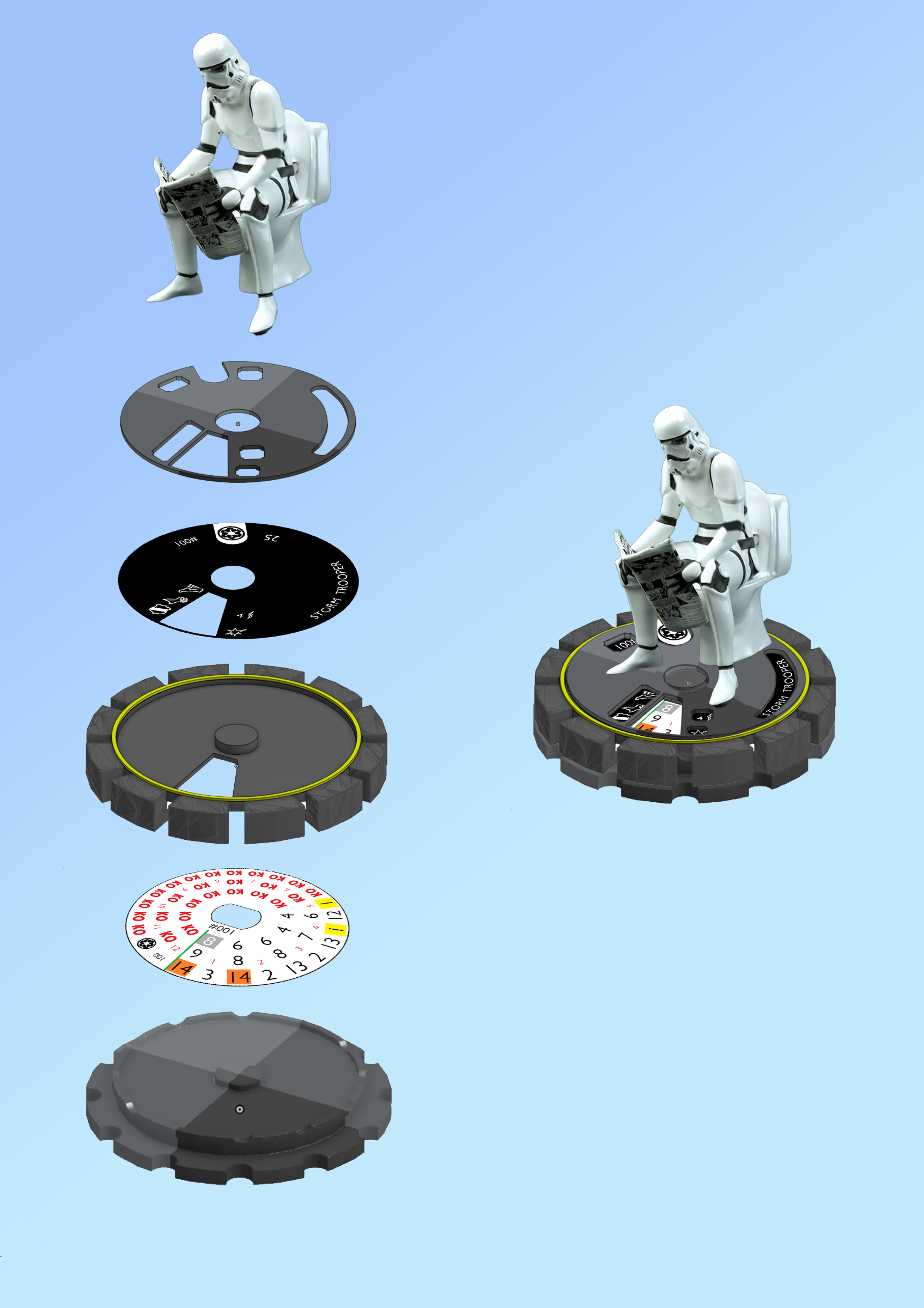 HeroClix Dial