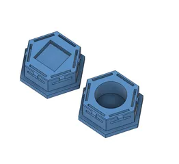 Parametric Magnetic Honeycomb Wall (HSW) Insert