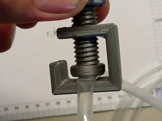 Hose clamp for 4x6mm aquarium air hose