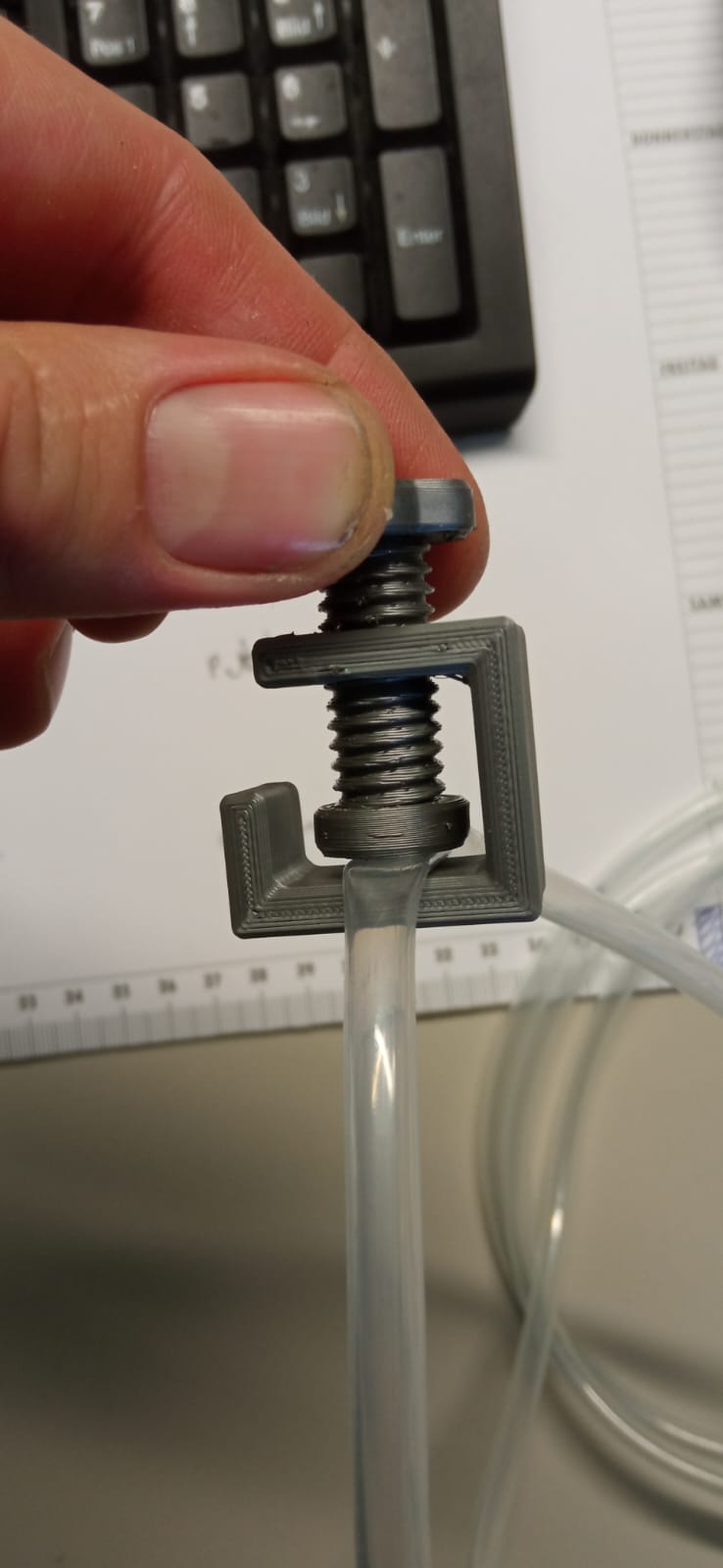 Hose clamp for 4x6mm aquarium air hose