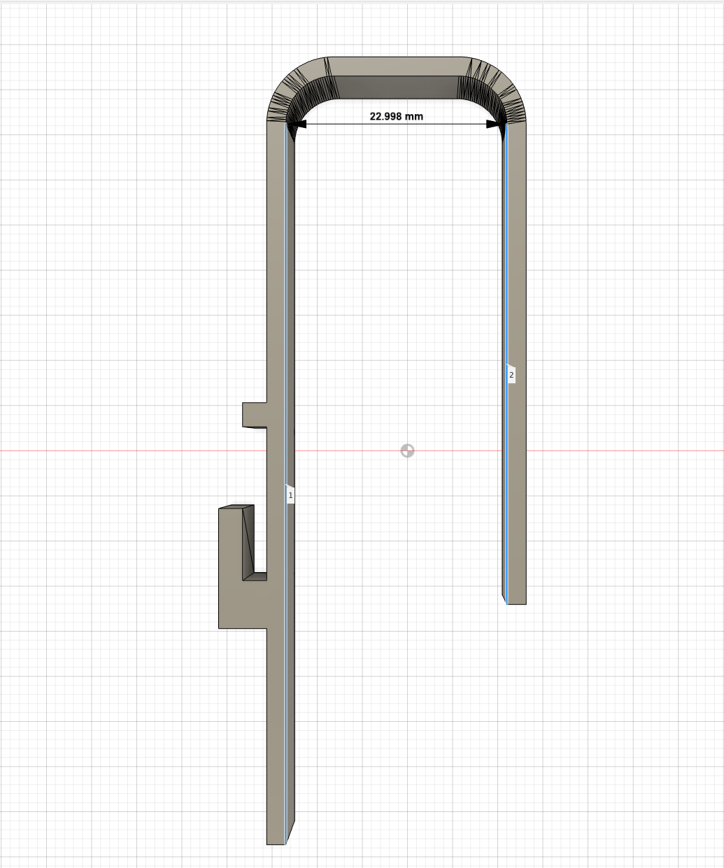 Smaller hook for Bed storage honeycomb container