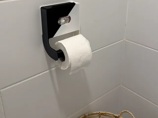 Toilet paper and wipes holder