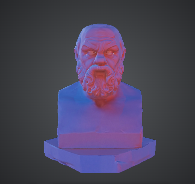 Classical Philosopher Bust – Ancient Greek Thinker