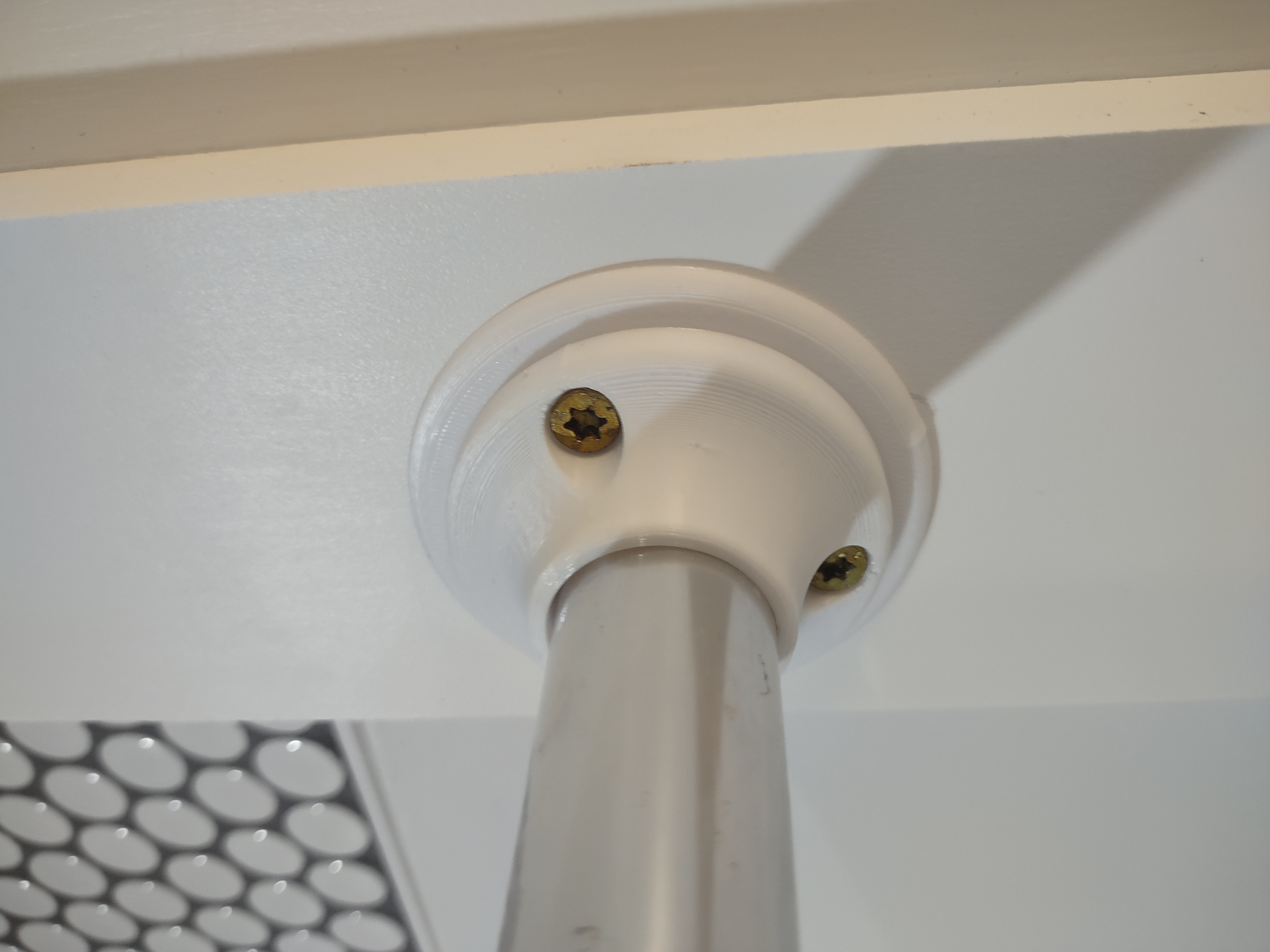 Shower Curtain Pole Mount