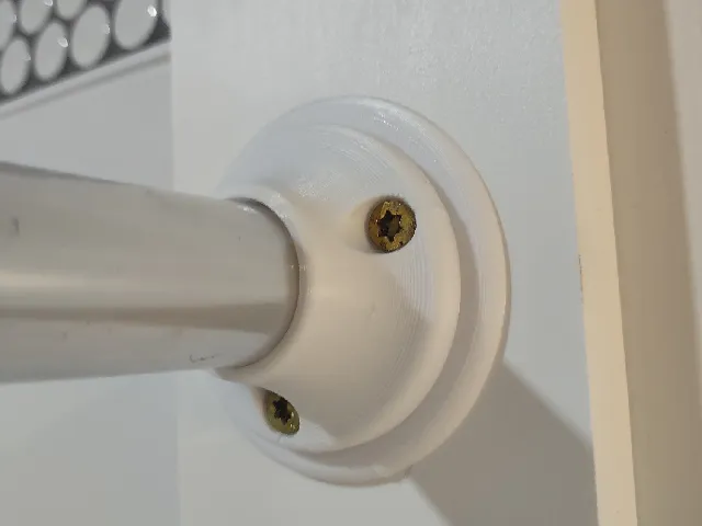 Shower Curtain Pole Mount