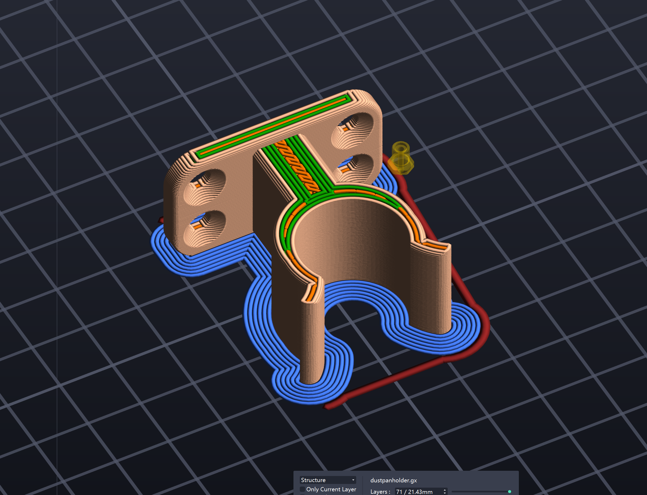 dustpan wall bracket — thumbnail 2