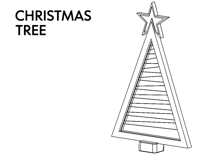 Christmas Tree with lights V2