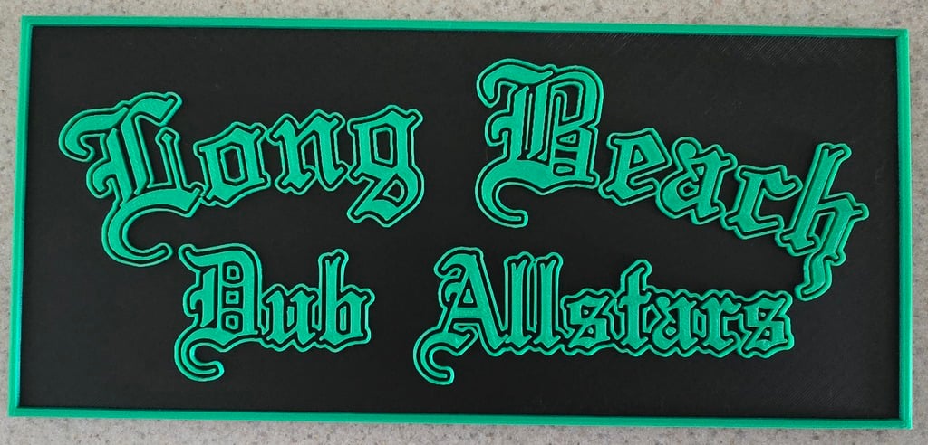 Long Beach Dub Allstars Band Sign
