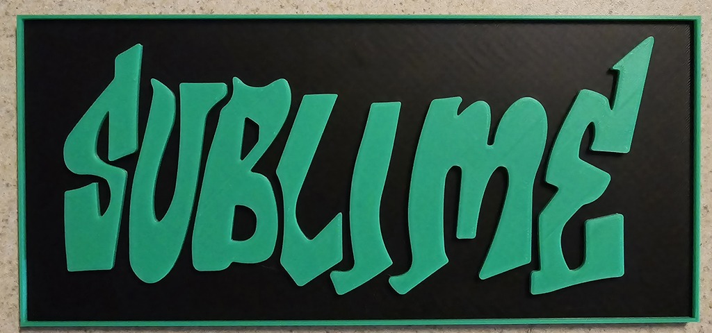 Sublime Band Sign