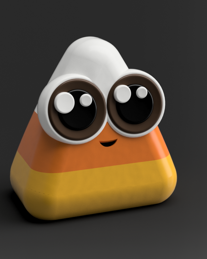 Miniatura 2 do modelo 3D Cute Candy Corn