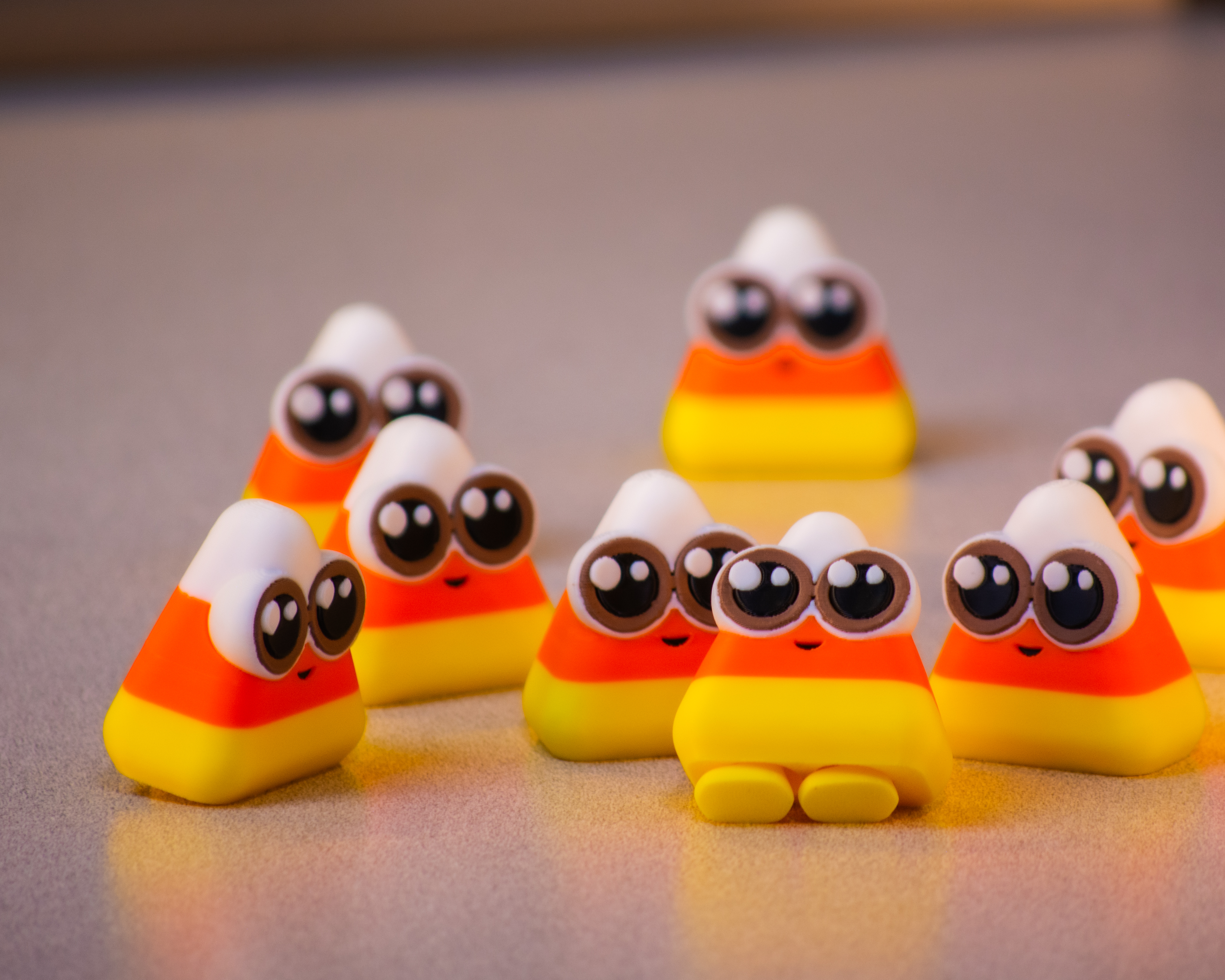 Miniatura 5 do modelo 3D Cute Candy Corn