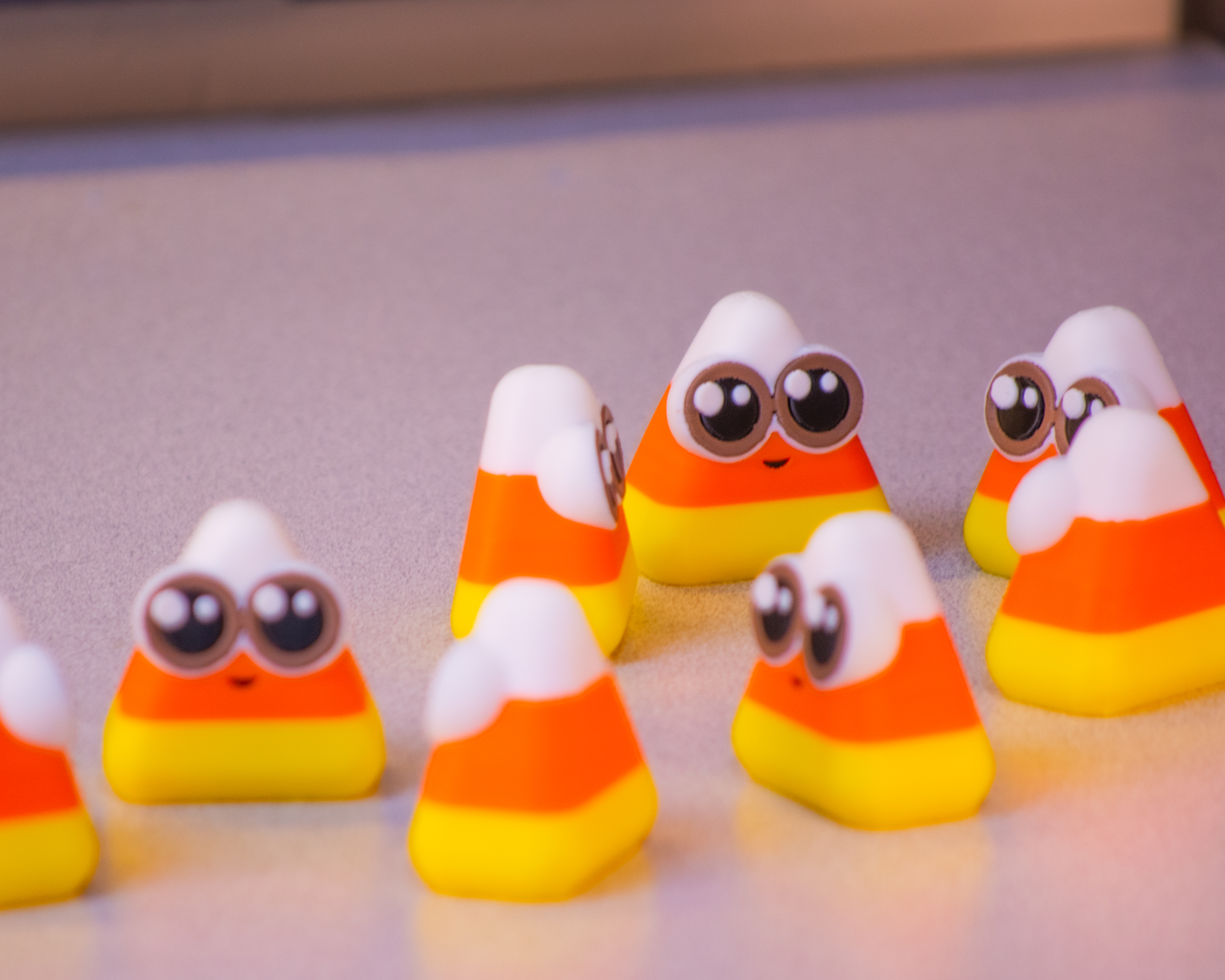 Miniatura 3 do modelo 3D Cute Candy Corn