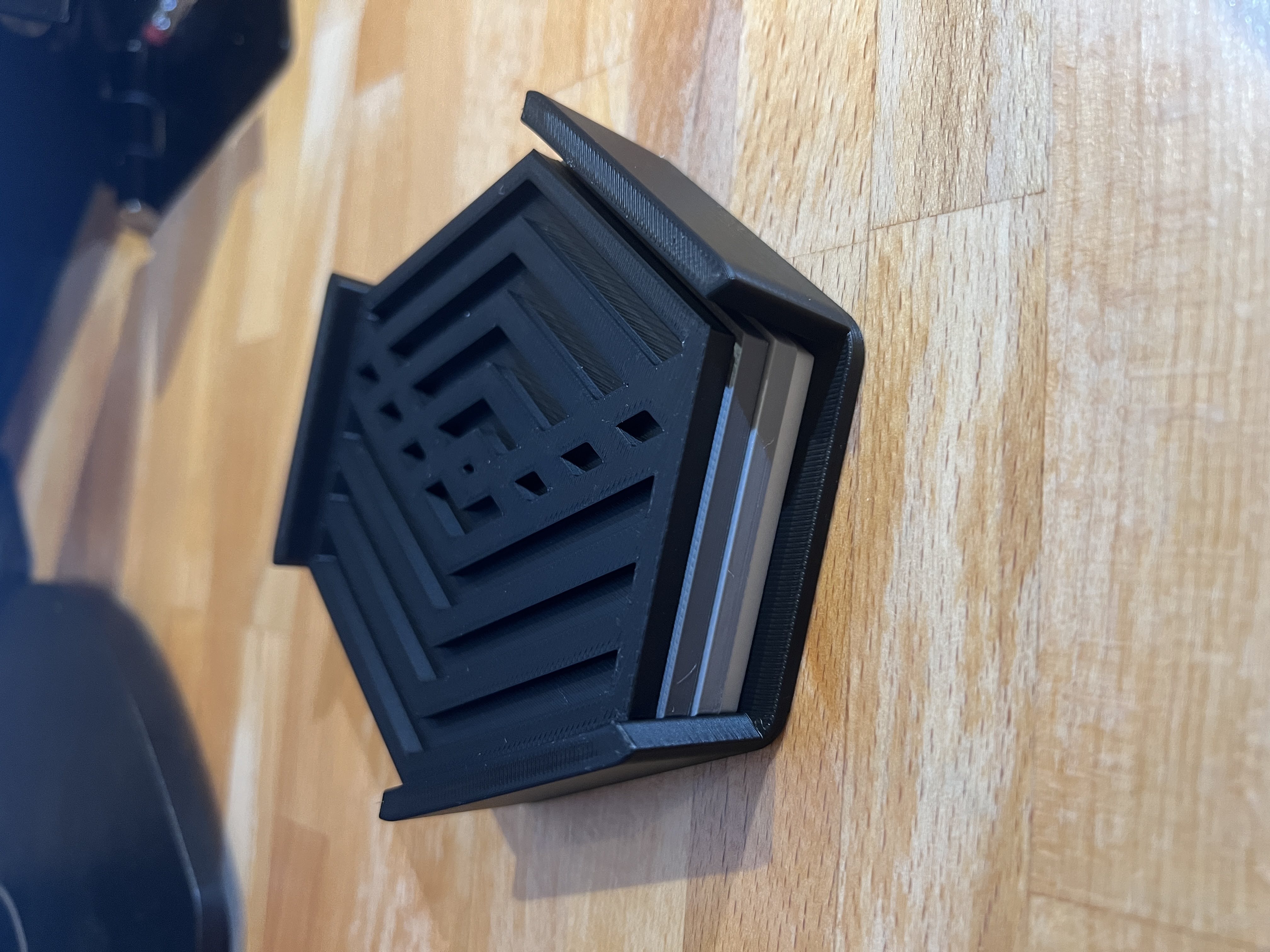 Miniatura 2 do modelo 3D Geometric Coasters w/Bottom