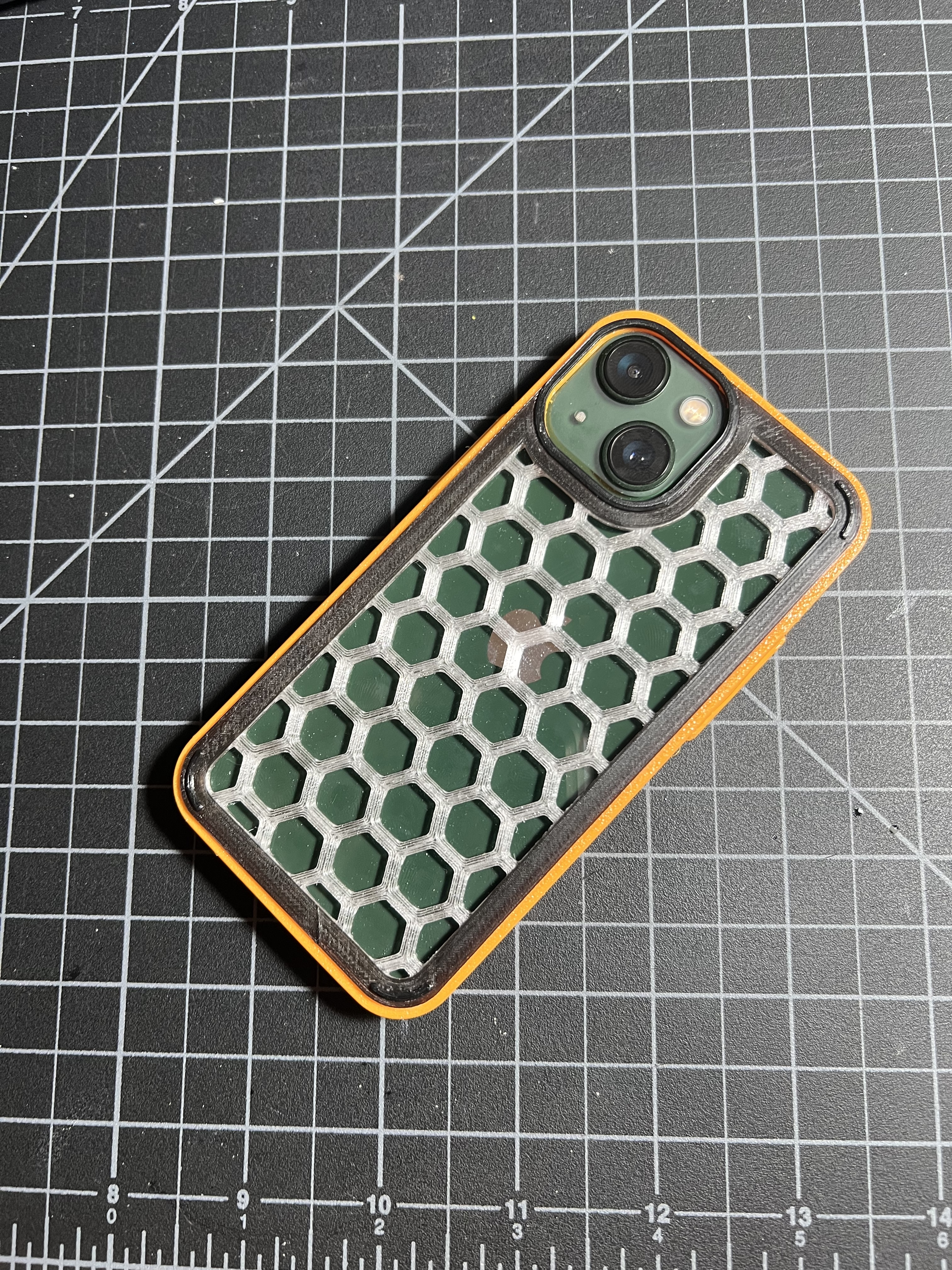 iPhone 13 mini case with removable back plate