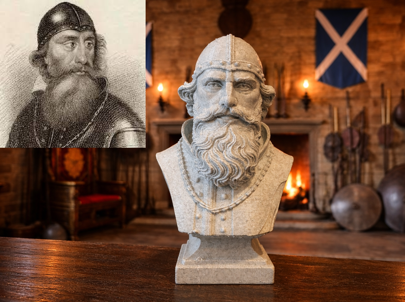 Robert I of Scotland (Robert the Bruce) – Bust