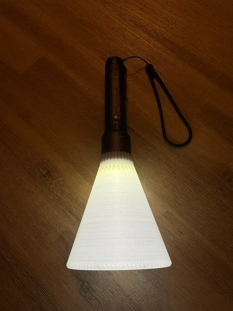 Miniatura 2 do modelo 3D Flashlight diffusor attachments