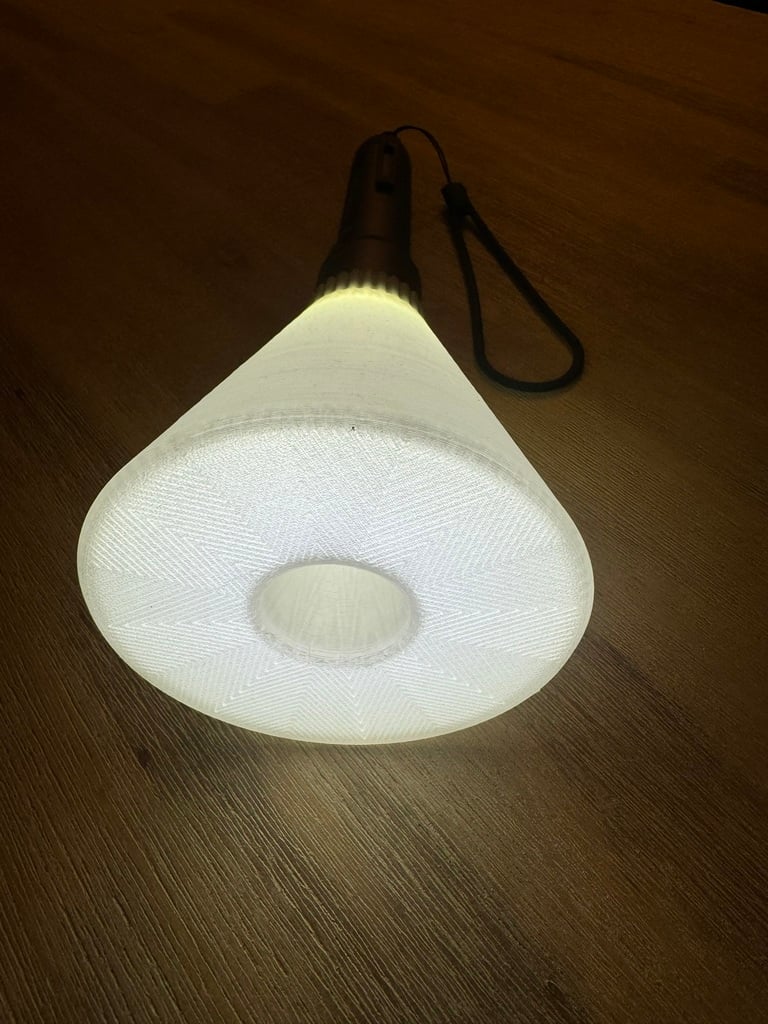 Miniatura 3 do modelo 3D Flashlight diffusor attachments