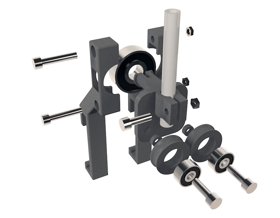 Filament drybox guide system for Prusa MK4S
