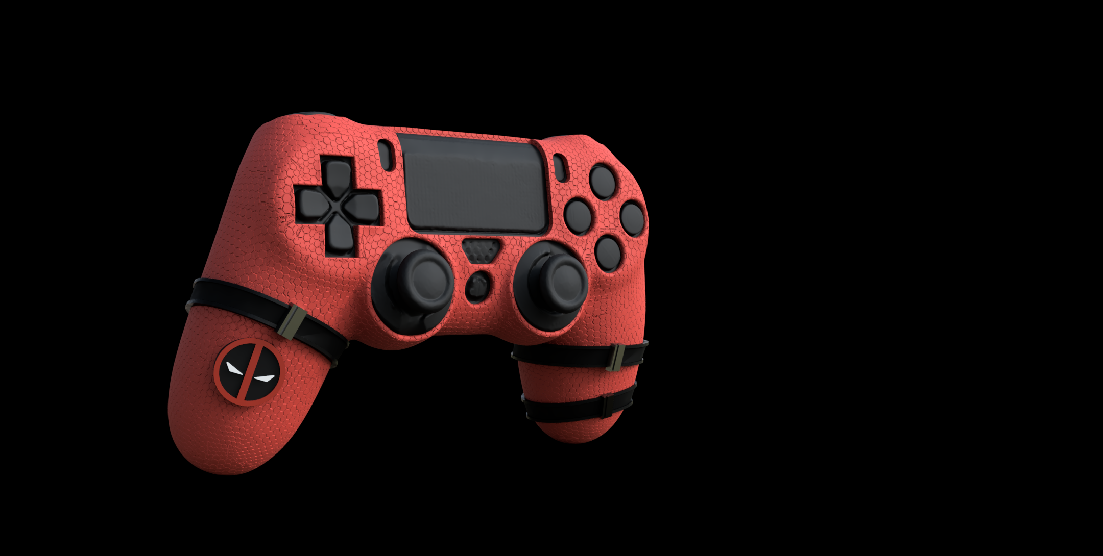 Miniatura 6 do modelo 3D Deadpool ps4 controller case