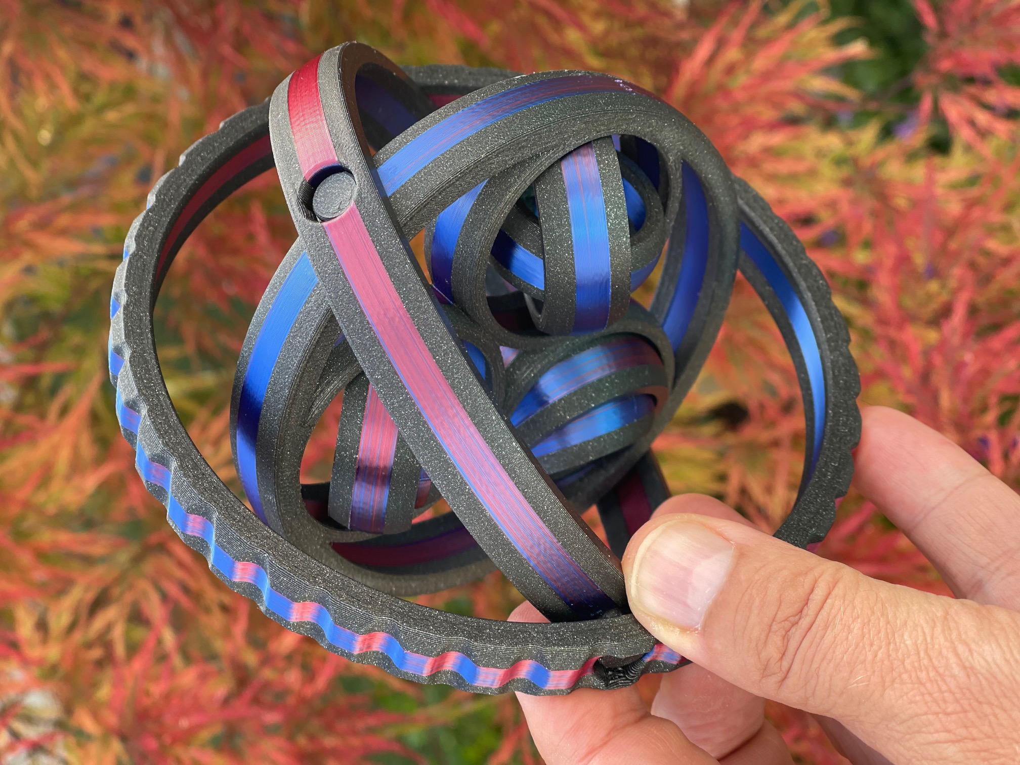 Rotating Rings Fidget by vmLOGIC | Download free STL model | Printables.com