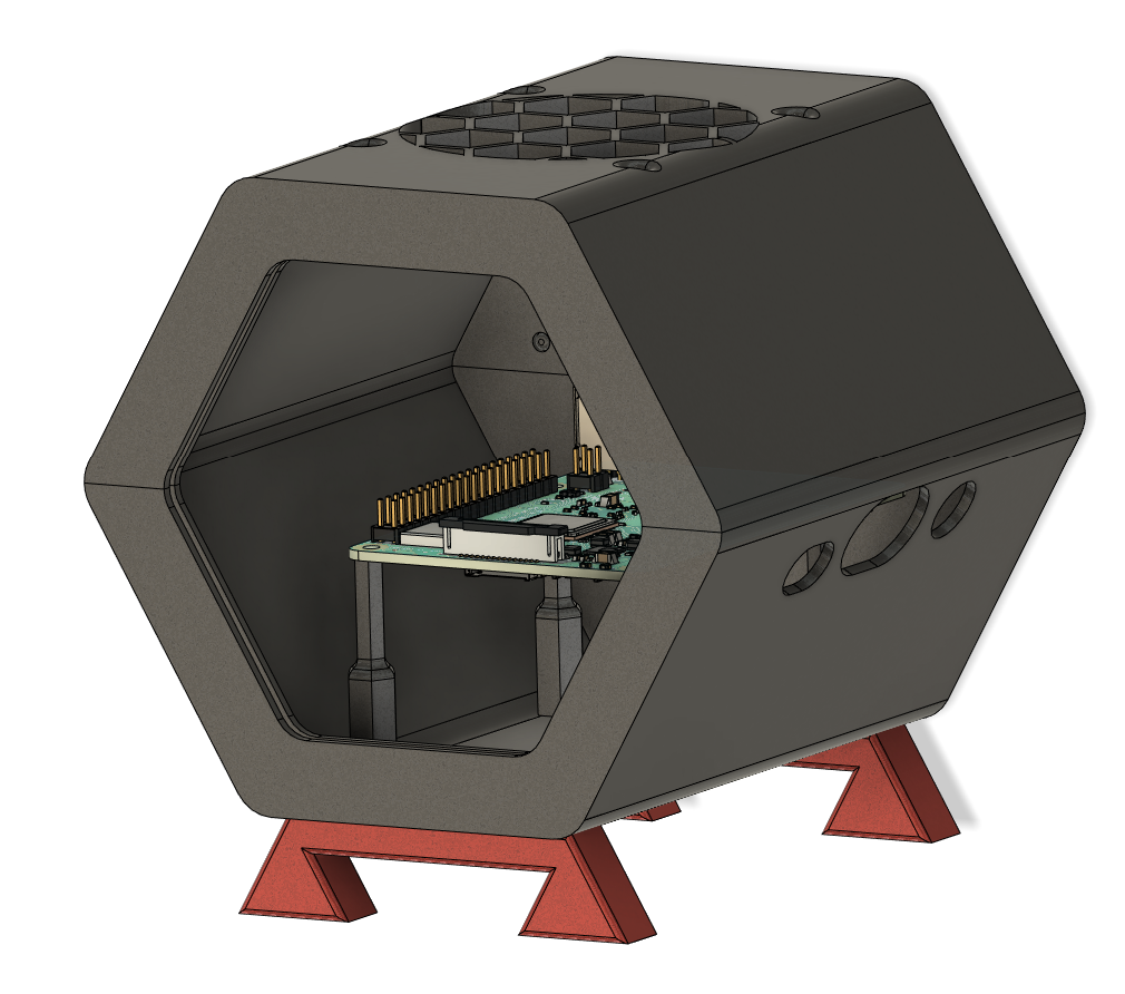 Openfang Raspberry Pi Raspberry Pi 3+ Case with Optional Fan and Original Prusa Enclosure ...