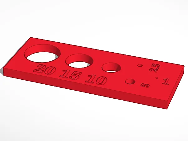 Quick Dimensional Accuracy Calibration Print