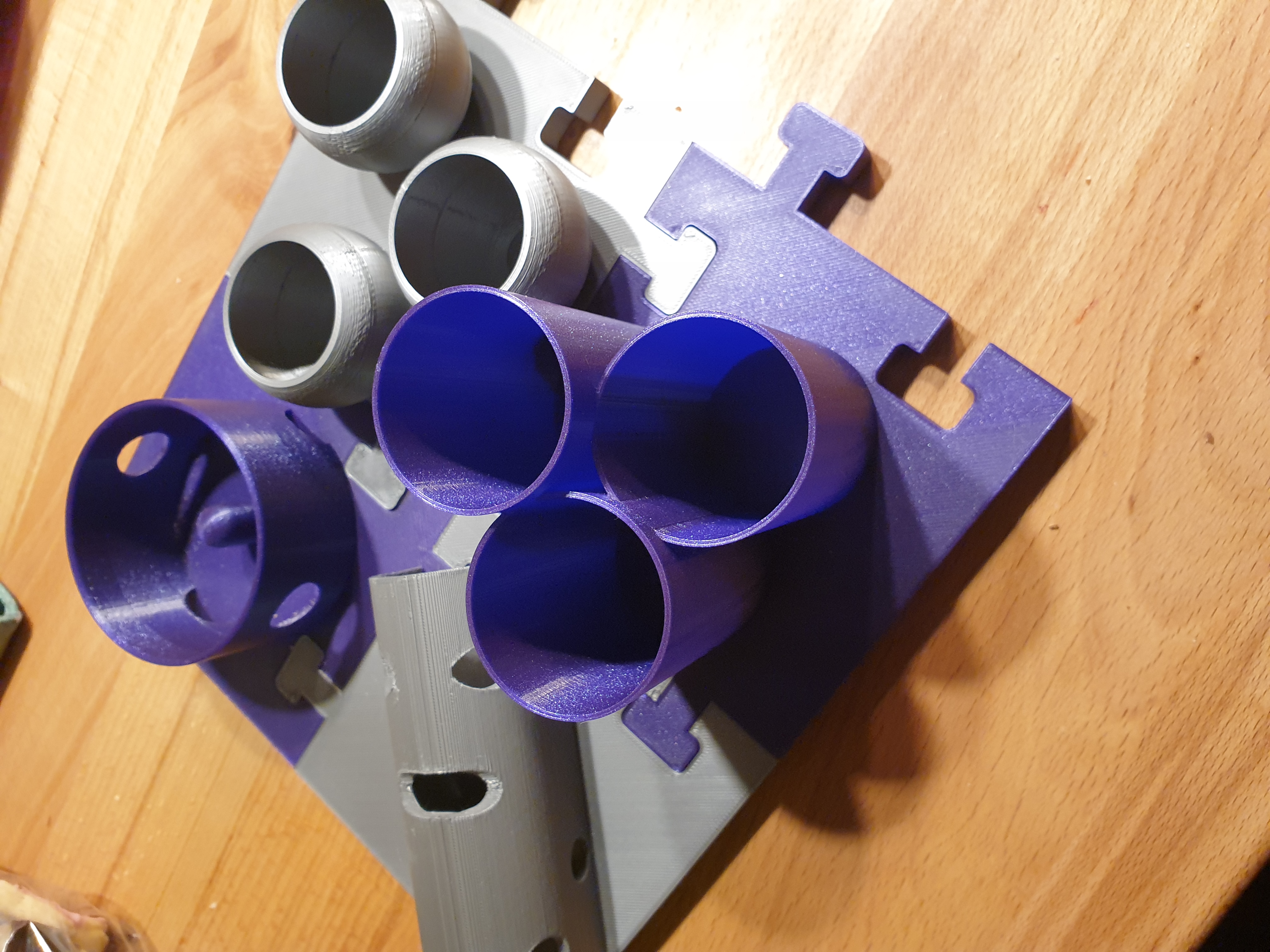 Cat toy playing plattform pipes