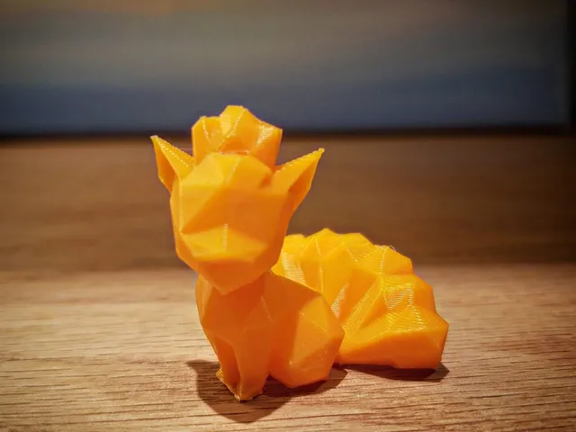 Vulpix - low poly (pokemon)