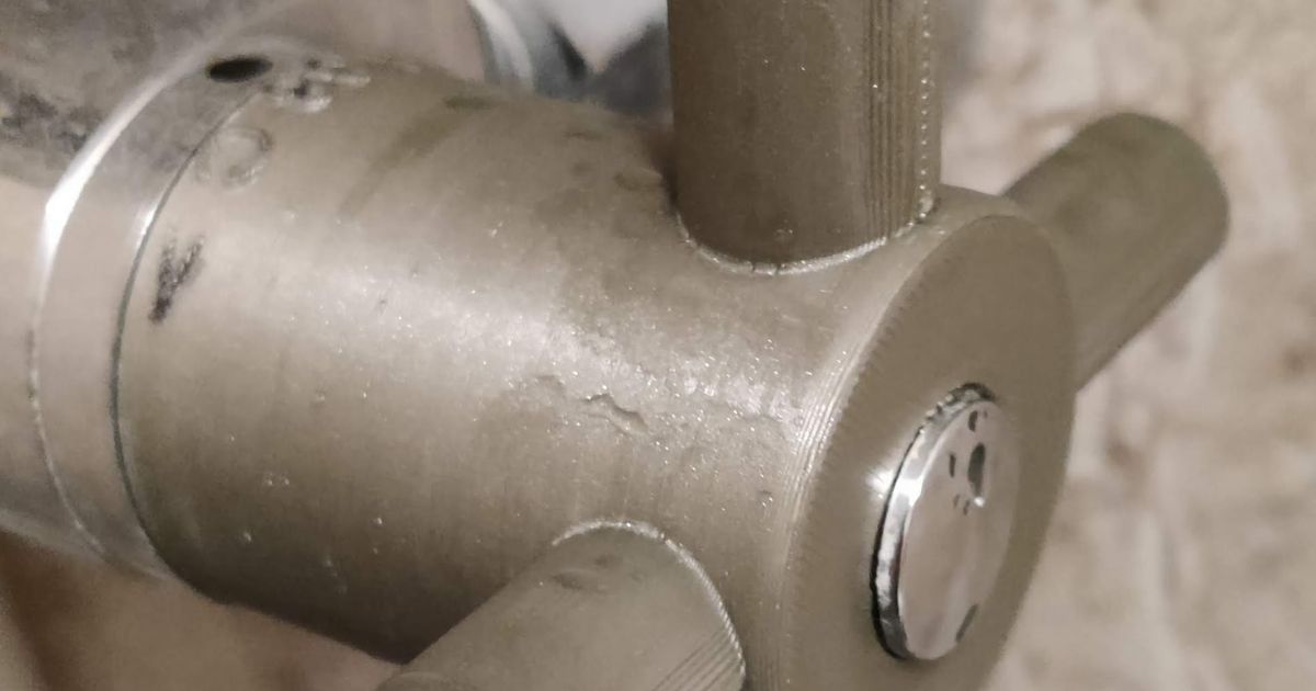 Shower handle replacement. by Macronot Download free STL model