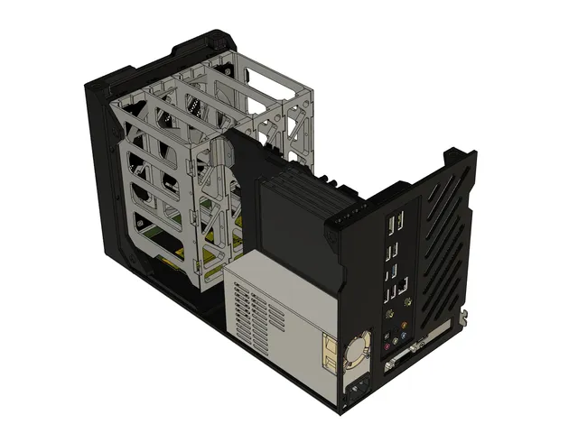 4-Bay ITX NAS Case with Flex-ATX PSU