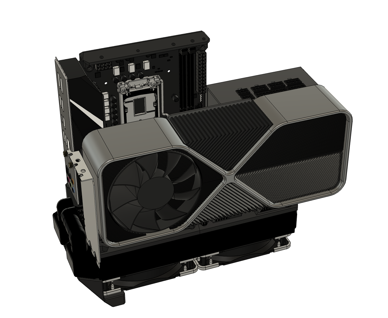 240mm Water-Cooler Mounted ITX Gaming PC