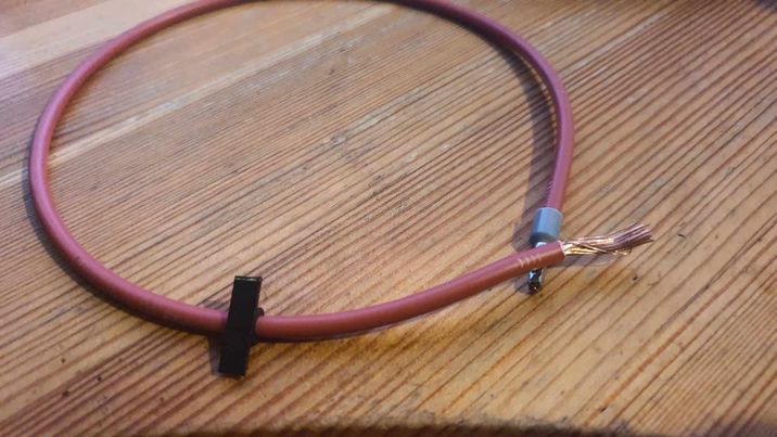 parametric cable clip with label