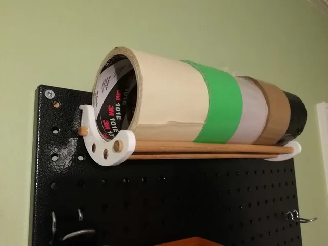 pegboard tape holder