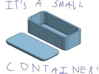 Small Container by Arfa | Download free STL model | Printables.com