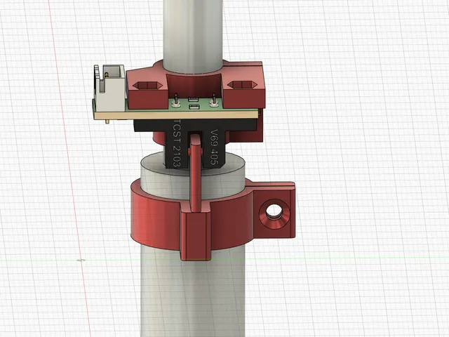 Optical endstop mount for Sapphire Pro