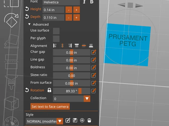 Filament test prints and Color viewer for SlatWall