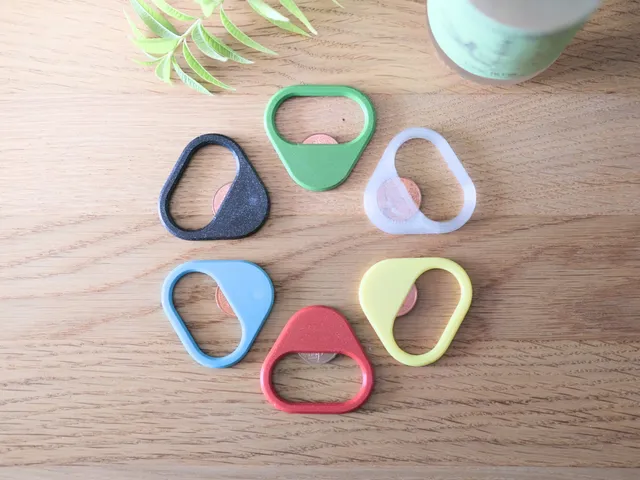 Slim modern strong bottle opener with coins