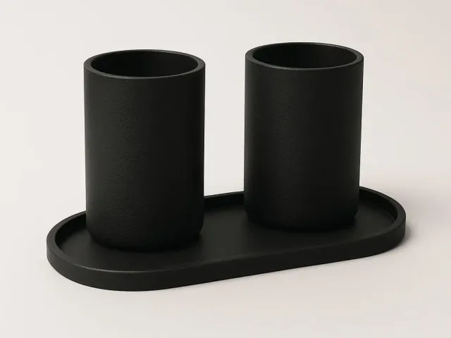 Zahnputzbecher modern wasserdicht Zahnbürstenhalter Becher