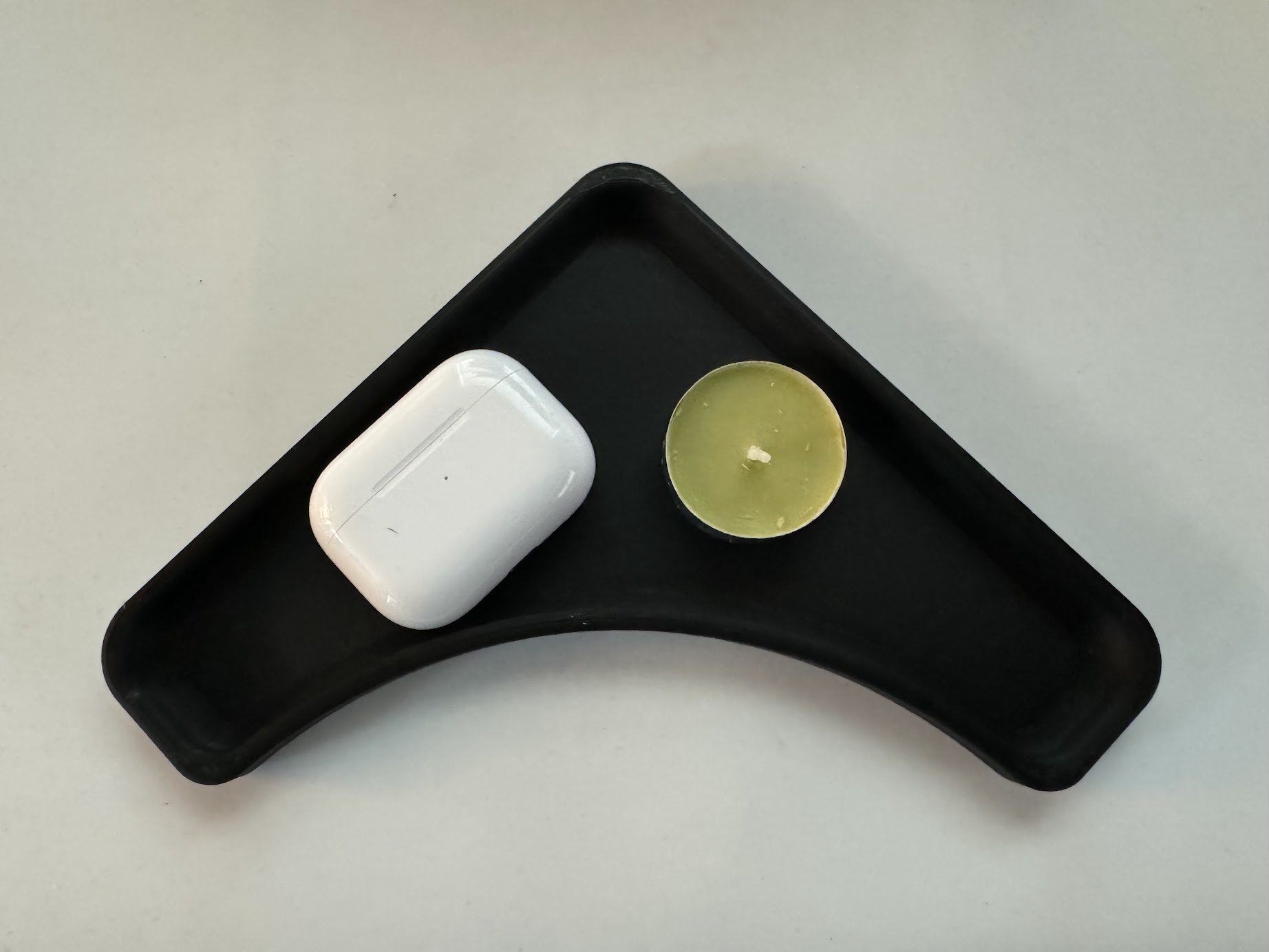 Modern Corner Bath Tray