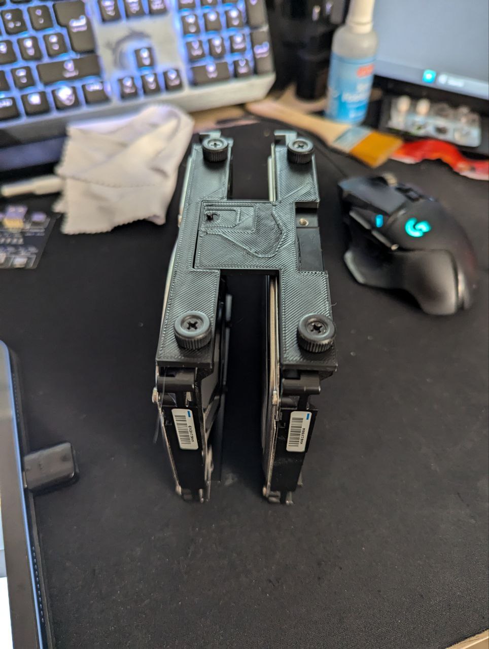 Simple HDD stacker