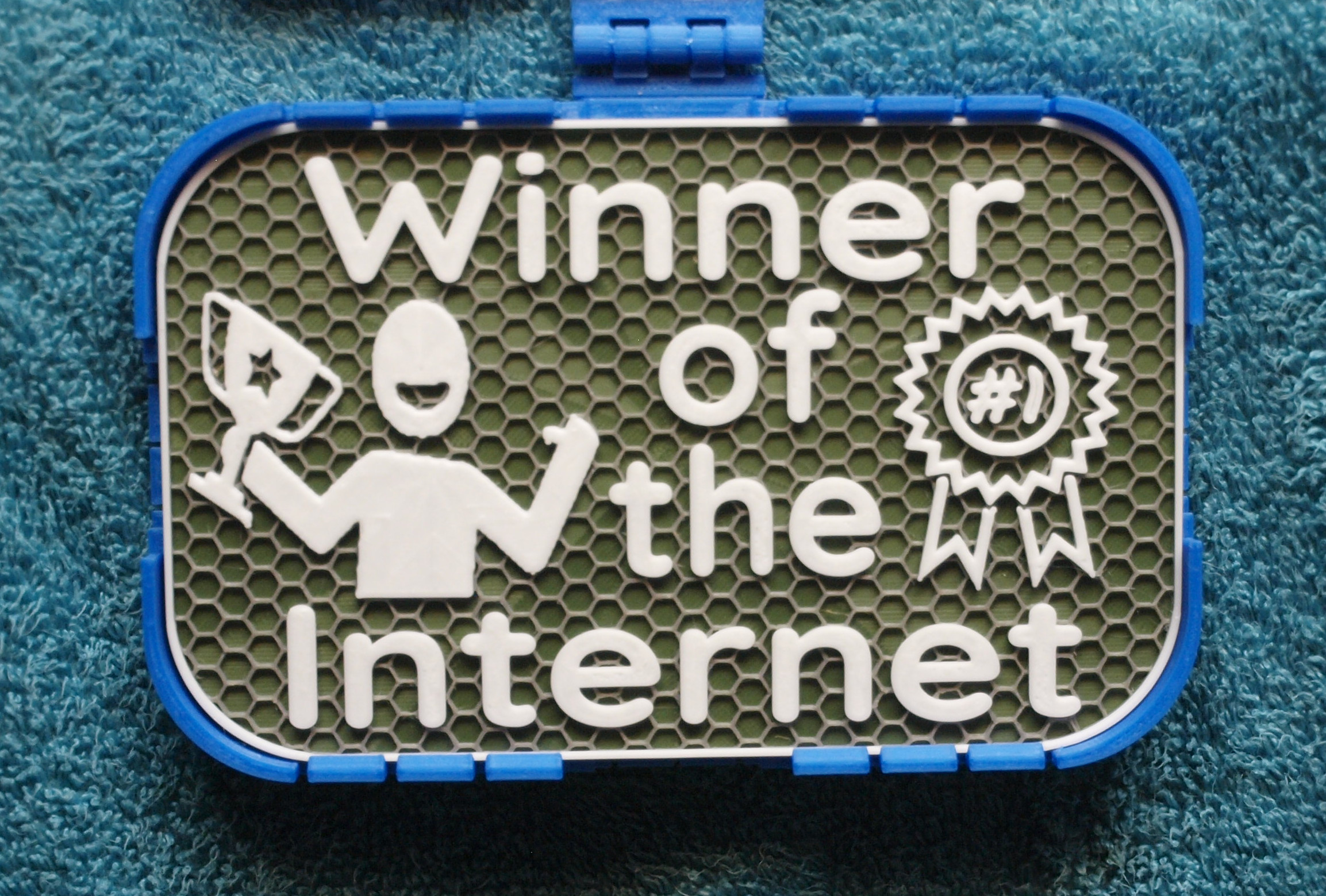 Winner of the Internet sign