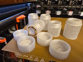 FAST Print In-Spool Desiccant Container with Cigar Hygrometer