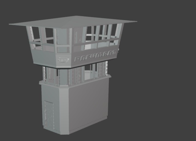Racetrack Building Tower