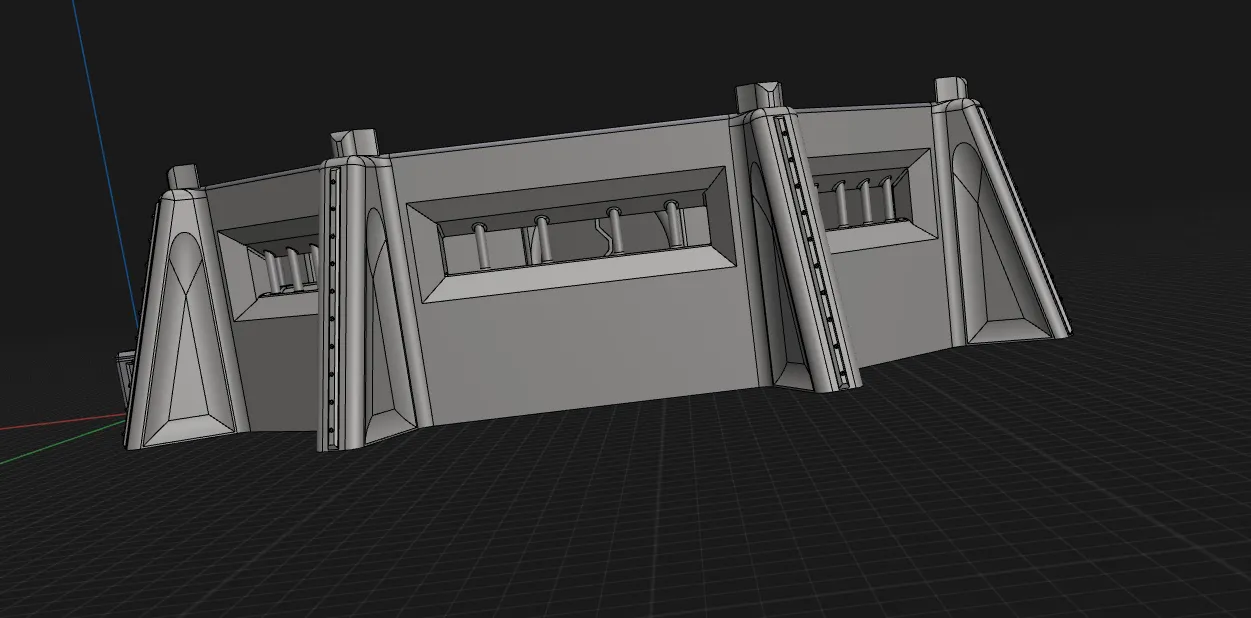 28mm Sci-fi bunker with turret by Spyderbyte88 | Download free STL ...