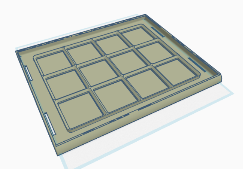 Stackable Shelf Organizer - Gridfinity Remix 3D model thumbnail