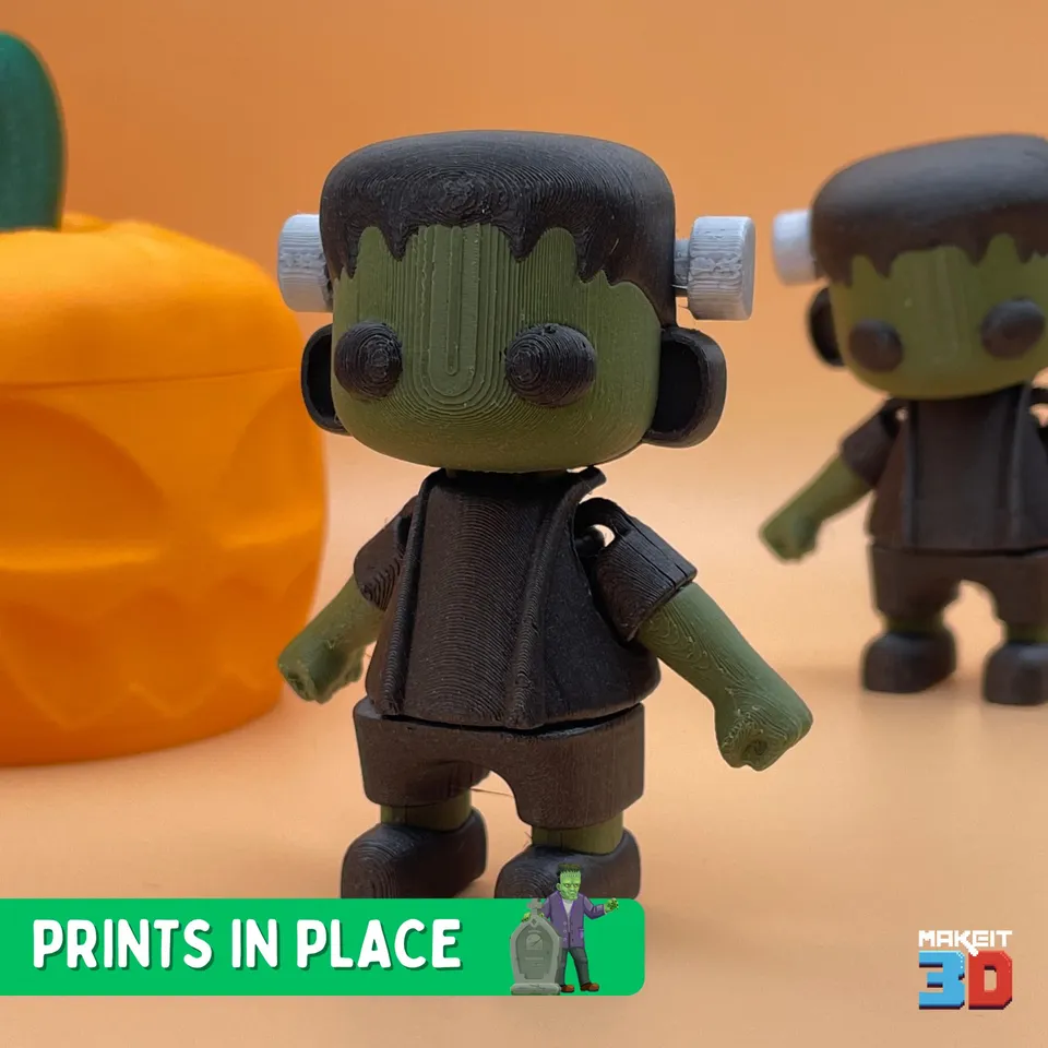 3D Printable Articulated Flexi Frankenstein by Brandon Santana ...
