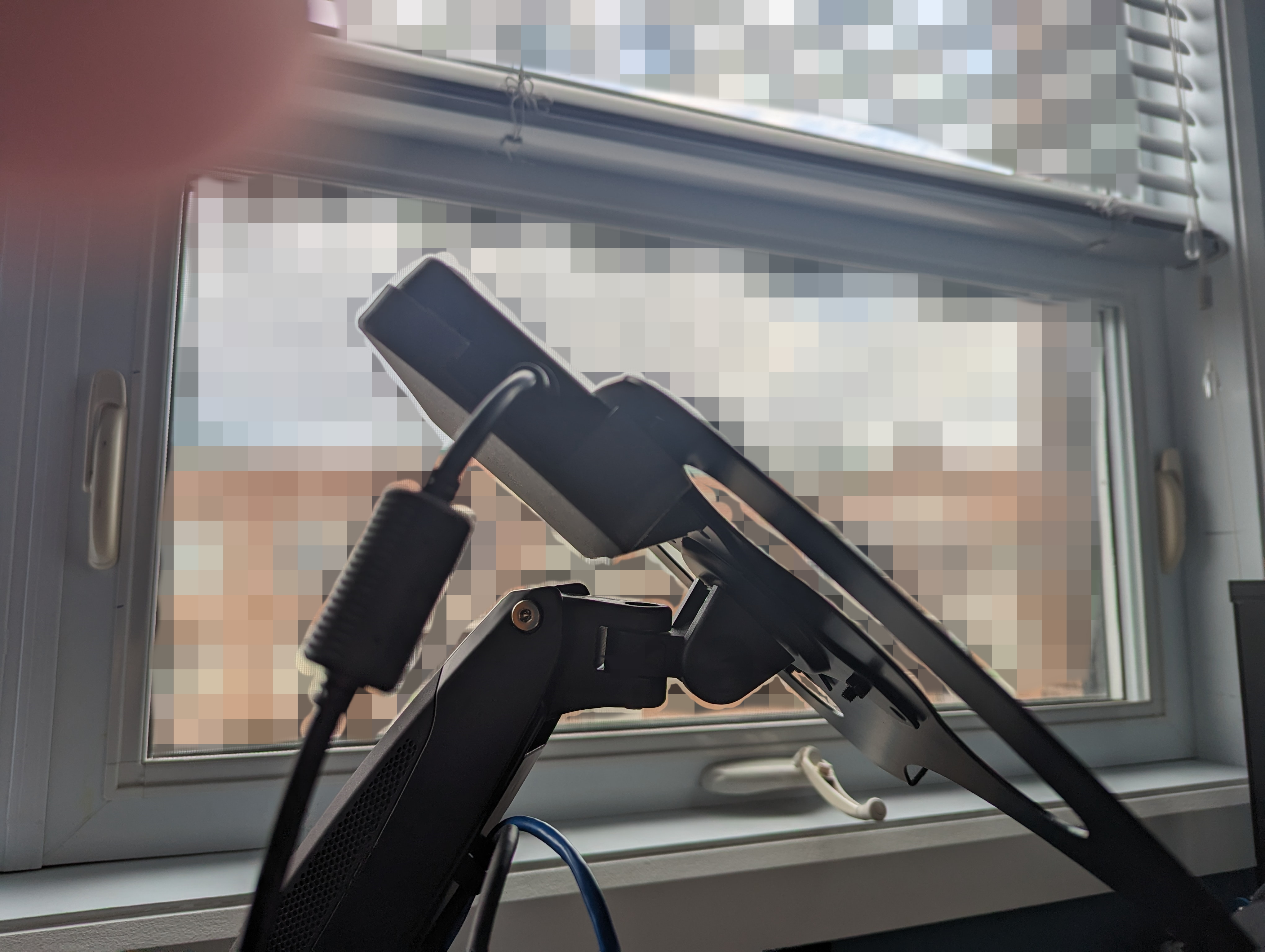VESA Mount Laptop Shelf Power Supply Bracket