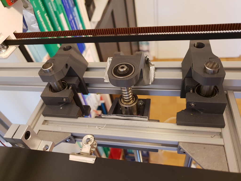 Hypercube Evolution Z Axis Ball Screw Mount With Lm12luu Axis And Rods